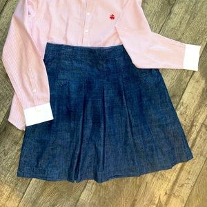 J Crew Denim Skirt
